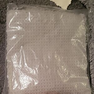 Gray Textured Blanket